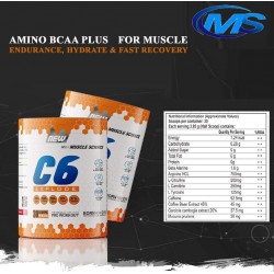 Muscle Science C-6 Ultra Concentrated Pre-Workout 30 Servings(mojito margarita)