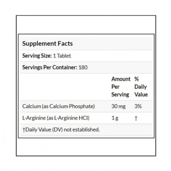 GAT L - Arginine 180 Tablets 