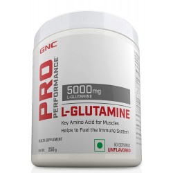 GNC Zeon Lifesciences Ltd GNC Pro Performance L-Glutamine 5000 mg - 50 Servings Powder- 0.55lbs, 250 gm (Unflavored)