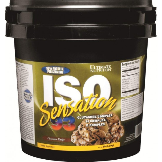 Ultimate Nutrition ISO Sensation 93 - 5 lbs (Chocolate Fudge)