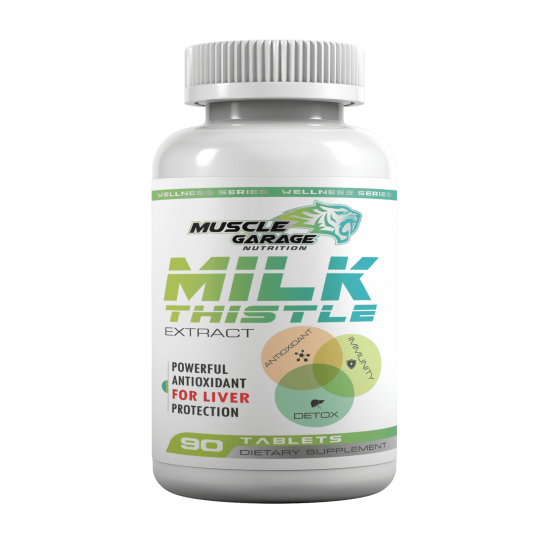MUSCLE GARAGE MILK THISTLE EXTRACT -90 TABLETS 