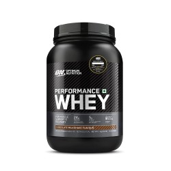 Optimum Nutrition (ON) Performance Whey Protein Powder, 24g Protein, 5g BCAA – 1Kg (Chocolate Milkshake), Whey Protein Blend with Whey Protein Isolate