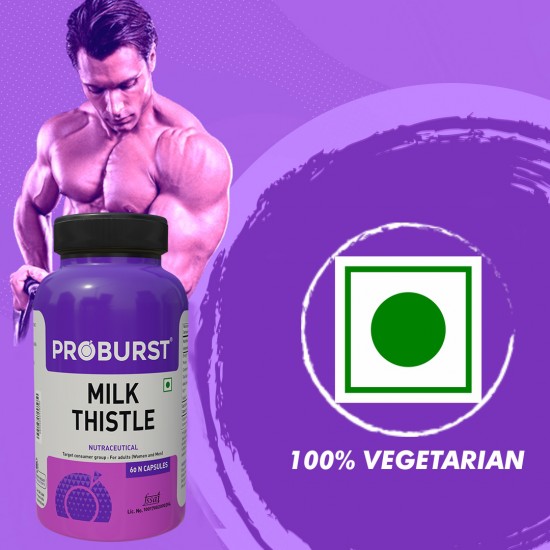 PROBURST Milk thistle NUTRACEUTICAL for adults (men and women) 60 Ncapsules PROBURST Milk thistle NUTRACEUTICAL for adults (men and women) 60 Ncapsules