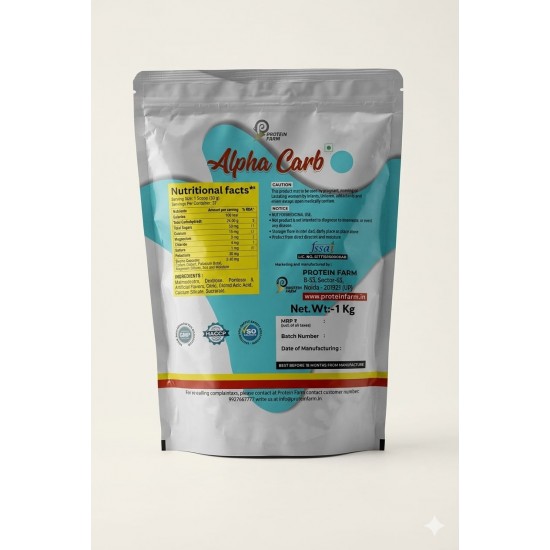 PROTEINFARM ALPHA CARB CARBOHYDRATE WITH ELECTROLYTE BLEND 83 SERVING Carb Blend (2500 g,flavoured))