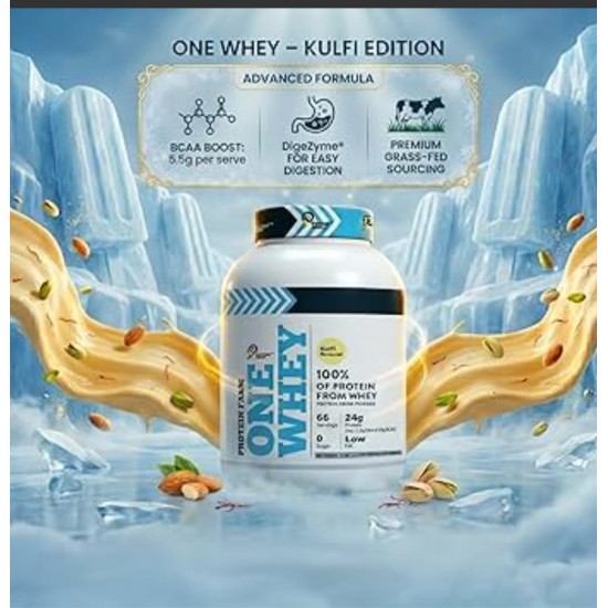 PROTEINFARM One Whey 2Kgs (4.4 lbs) KULFI 