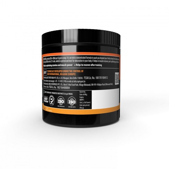 QNT BCAA 8500 | 180g | 30 Servings | Naval Orange Flavour | 2500mg L-Leucine, 1250mg L-Isoleucine, 1250mg L-Valine | Hydration & Muscle Recovery Supplement | Pre/Post Workout for Strength & Stamina QNT BCAA 8500 | 180g | 30 Servings | Naval Orange Flavour | 2500mg L-Leucine, 1250mg L-Isoleucine, 1250mg L-Valine | Hydration & Muscle Recovery Supplement | Pre/Post Workout for Strength & Stamina