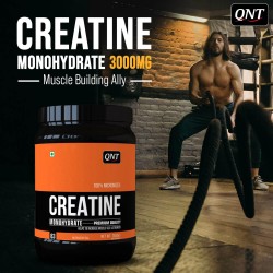 QNT Creatine Monohydrate 90g 30 Servings 100% Pure & Micronized Powder Enhanced Performance & Muscle Growth