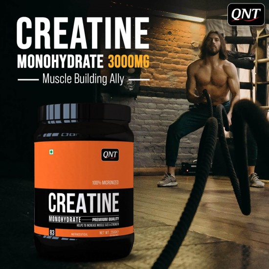 QNT Creatine Monohydrate 90g 30 Servings 100% Pure & Micronized Powder Enhanced Performance & Muscle Growth QNT Creatine Monohydrate 90g 30 Servings 100% Pure & Micronized Powder Enhanced Performance & Muscle Growth