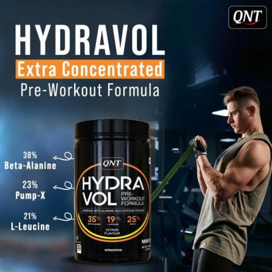 QNT Hydra Vol Pre-Workout Supplement | 400g | Fruit Punch | Instant Energy & Quick Muscle Pump | Beta-Alanine & Caffeine For Enhanced Focus & Muscle Strength. QNT Hydra Vol Pre-Workout Supplement | 400g | Fruit Punch | Instant Energy & Quick Muscle Pump | Beta-Alanine & Caffeine For Enhanced Focus & Muscle Strength.