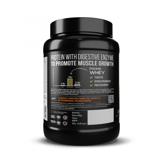 QNT Prime Whey Protein Powder | Coffee, 1 Kg | Triple Blend of Whey Isolate, Concentrate & Hydrolysate | 25g Protein, 5.9g BCAA per Scoop | Best Whey Protein Powder for Men & Women QNT Prime Whey Protein Powder | Coffee, 1 Kg | Triple Blend of Whey Isolate, Concentrate & Hydrolysate | 25g Protein, 5.9g BCAA per Scoop | Best Whey Protein Powder for Men & Women