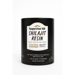 SUPERIOR ALT/ShilajIt Resin - 30g | 85+TRACE MINERAL INCLUDING HUMIC AND FULVIC ACID | 75 Servings | Boost Muscle Growth & Stamina | 100% PURE SHILAJIT/AYURVEDIC| 