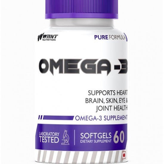 WANT OMEGA 3 -60 SOFTGELS 