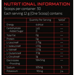 MUSCLE SCIENCE AMINO BCAA (BCAA + GLUTAMINE + CITRULLINE) - 30 SERVINGS