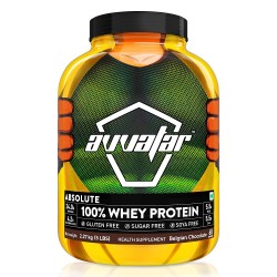 Avvatar Absolute 100% Whey Protein Belgian Chocolate 2.27kg (5 LBS)
