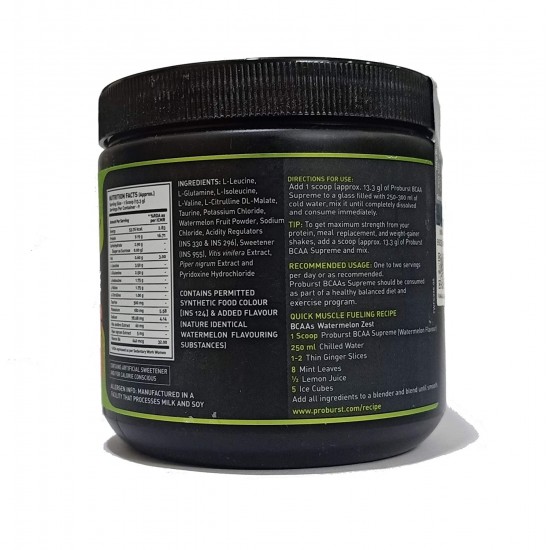 Proburst BCAA Supreme (Watermelon Flavour) 125gm